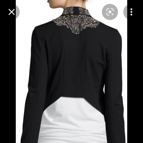 Haute Hippie Embellished Ponte
Black Cropped Jacket size XS. Holiday out… - Picture 2 of 2